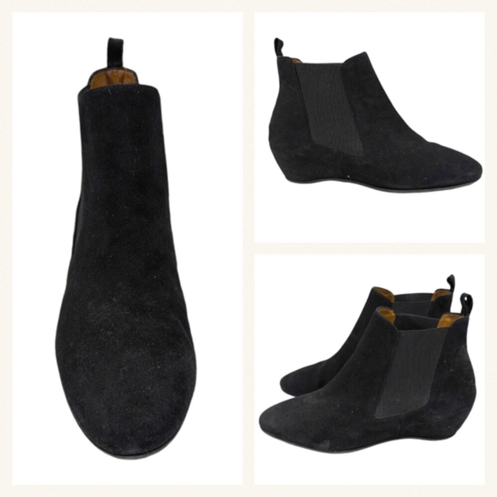 Aquatalia Veronica Weatherproof Suede Booties EUC $550 Size 8   S3061